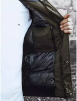 Pánska zimná zelená bunda FashionStreet TX4308