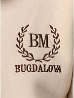 Bluza damska ocieplana ze stójką i beżowa model 22554599 - FashionStreet
