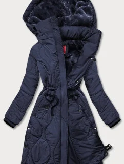 ZIMOWA KURTKA DAMSKA DO GRANATOWA model 21243852 - LHD