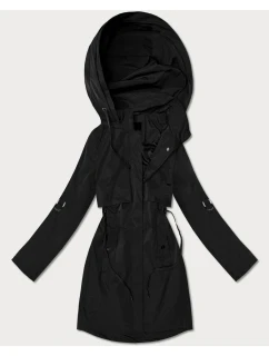 Klasická dámska bunda Goodlookin s podšívkou čierna (B2006-1)