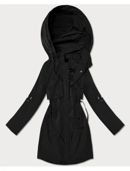 Klasická dámska bunda Goodlookin s podšívkou čierna (B2006-1)