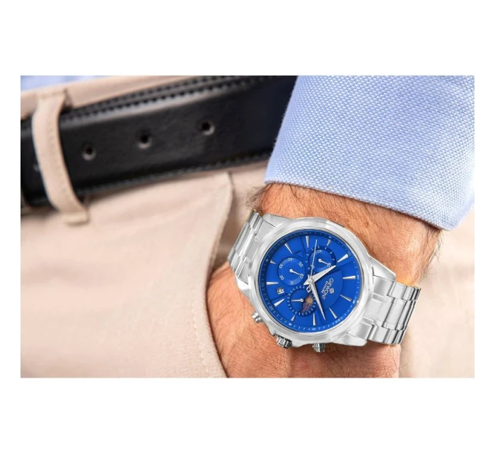 Pánské hodinky Chronograph Sapphire Silver Blue model 21807483 - Giewont Pánské hodinky Chronograph Sapphire Silver Blue model 21807483 - Giewont