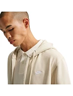 Pánská mikina Club BB FZ Hoodie light khaki  pánské model 22202543 - NIKE