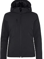 Clique Padded Hooded Softshell Women – Dámska zateplená softshellová bunda s kapucňou 67.0953 čierna