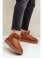 Śniegowce Na Platformie Damskie D.Franklin DFSH370010 Brązowe Śniegowce Na Platformie Damskie D.Franklin DFSH370010 Brązowe