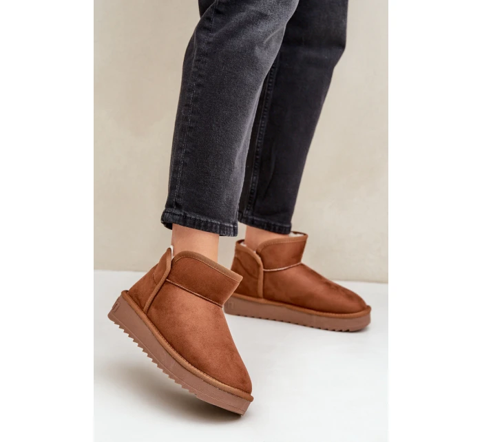 Śniegowce Na Platformie Damskie D.Franklin DFSH370010 Brązowe Śniegowce Na Platformie Damskie D.Franklin DFSH370010 Brązowe