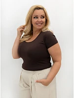 T shirt RV TS ciemny brązowy model 22172986 - FPrice T shirt RV TS ciemny brązowy model 22172986 - FPrice