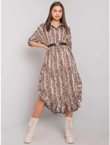 Šaty TW SK BI 32556 1.62P čierna a béžová