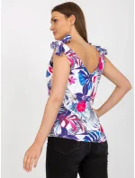 Dámsky top WN TP 1482 4.67 biely a tmavomodrý Dámsky top WN TP 1482 4.67 biely a tmavomodrý