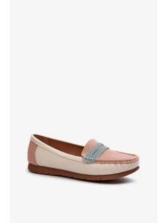 Dámske mokasíny z ekokože ružové Vikitara