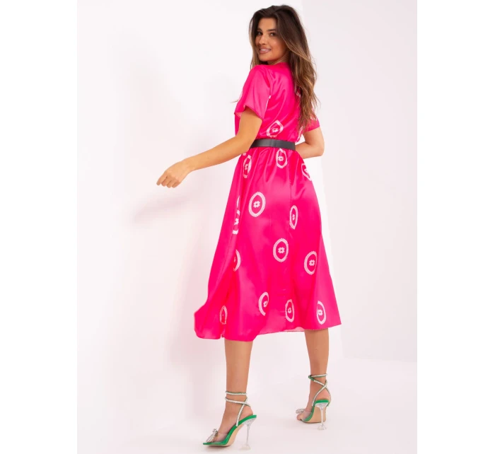 DHJ SK 17260 šaty.90 tmavo ružová