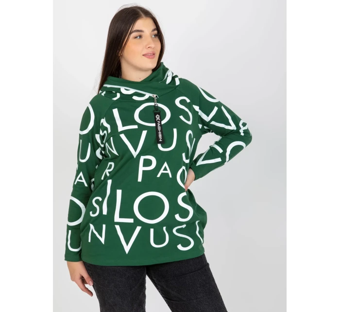 Dámská mikina RV BL tmavě zelená model 17821438 - FPrice Dámská mikina RV BL tmavě zelená model 17821438 - FPrice