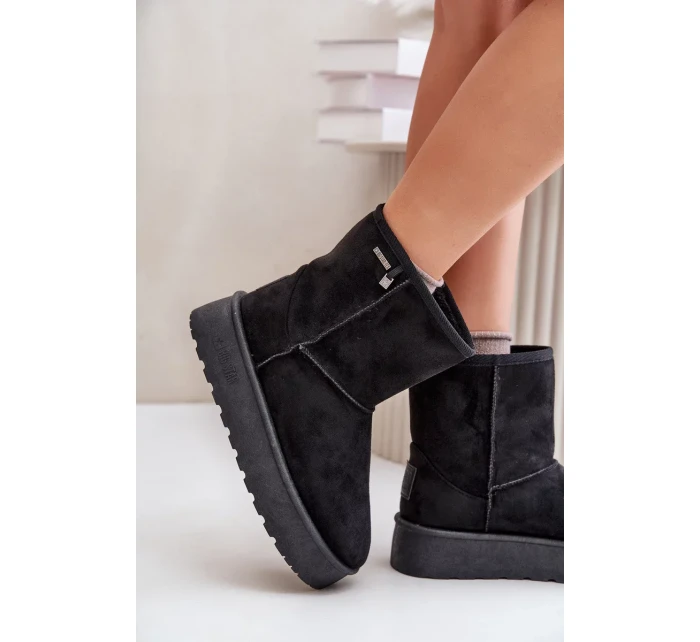 Dámske vysoké platformy Snows Big Star Black Dámske vysoké platformy Snows Big Star Black