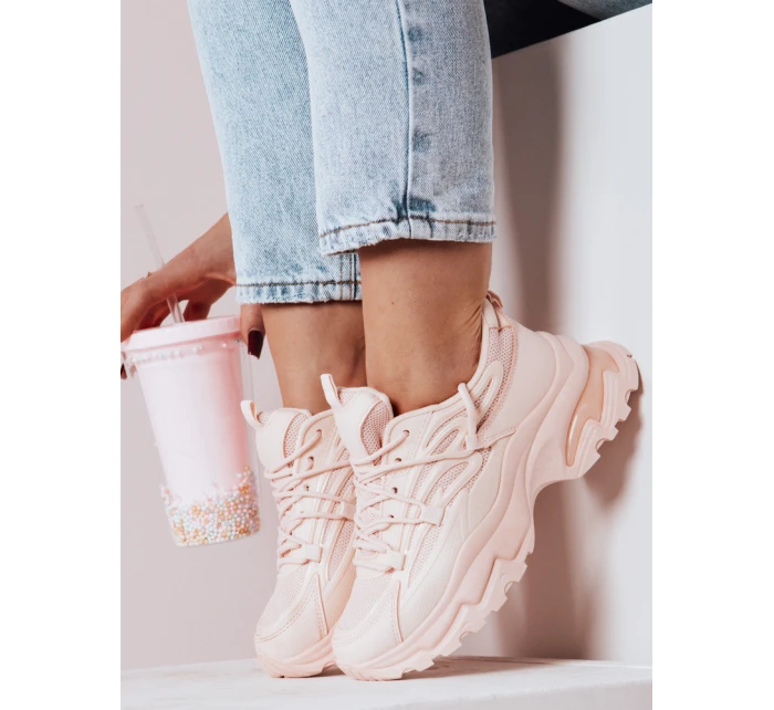 Dámské tenisky na podrážce pink Dstreet model 21983839 - FashionStreet