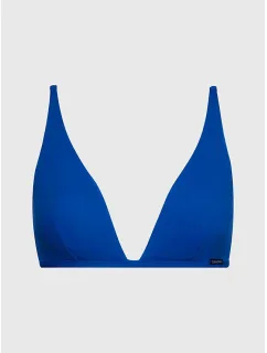 Dámska plavková podprsenka BIKINI KW0KW02041 C66 modrá - Calvin Klein