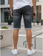 Spodenki męskie jeansowe ze czarne model 22210726 - FashionStreet Spodenki męskie jeansowe ze czarne model 22210726 - FashionStreet