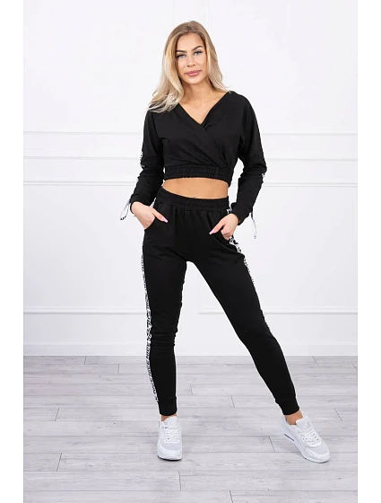 Sada s ozdobnými model 18746076 černé barvy - K-Fashion Sada s ozdobnými model 18746076 černé barvy - K-Fashion