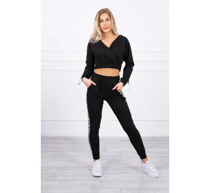 Sada s ozdobnými model 18746076 černé barvy - K-Fashion