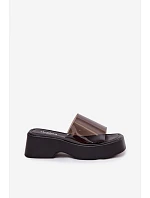 Dámské sandály s páskem Černé model 22107261 - Boto