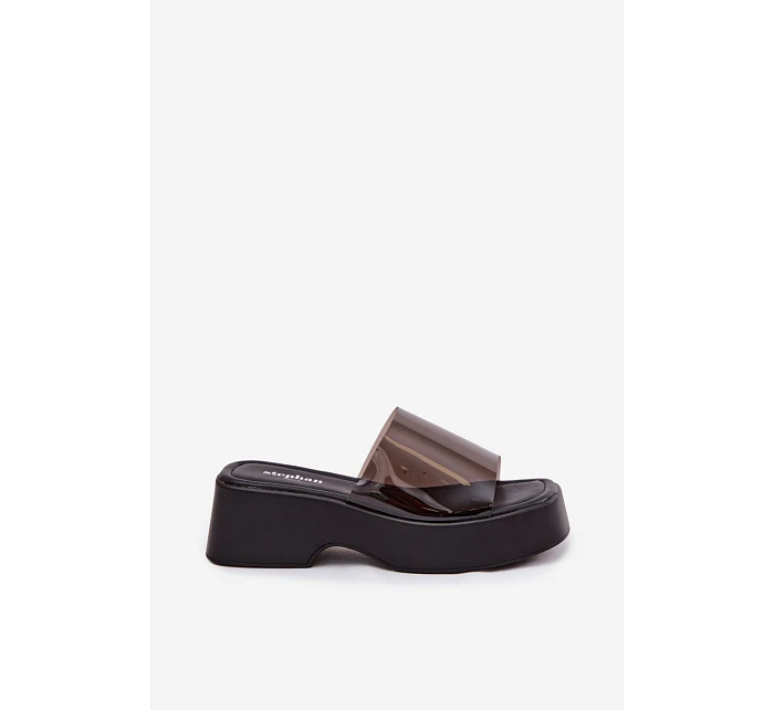 Dámské sandály s páskem Černé model 22107261 - Boto