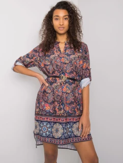 Šaty DHJ SK 5766.60 tmavomodré