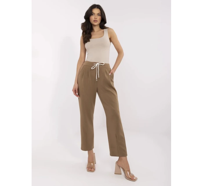 Nohavice DHJ SP 20523.66P svetlohnedé