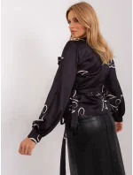 Bluzka LK BZ model 18997384 czarny - FPrice Bluzka LK BZ model 18997384 czarny - FPrice