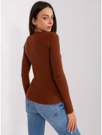 Sweter PM SW model 18904847 ciemny brązowy - FPrice
