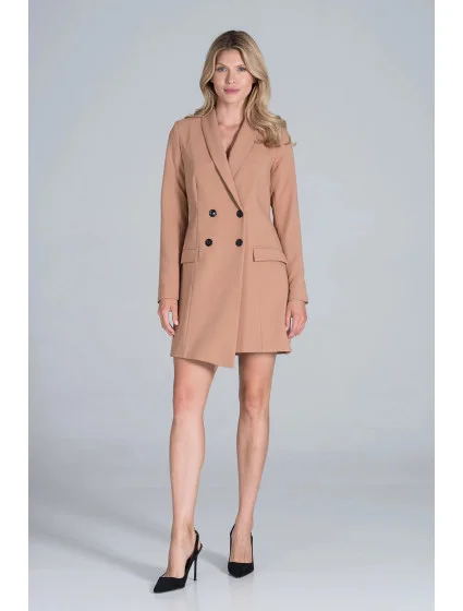 Dámske šaty M822 Brown - Figl