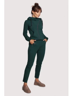 Dámske nohavice B243 tmavozelené - BeWear