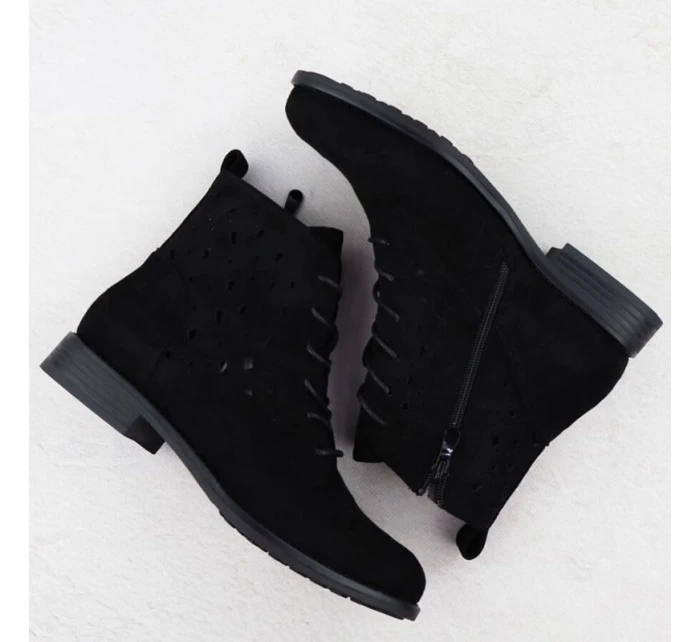 W semišové boty model 20912691 - S.Barski W semišové boty model 20912691 - S.Barski