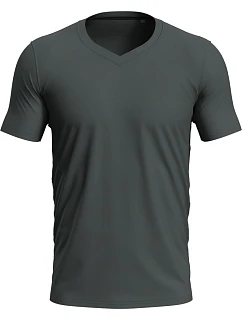 Vneck Pánské tričko s výstřihem do V slate grey model 22478246 - Stedman