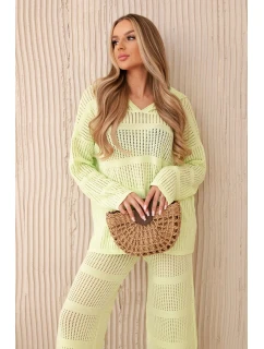 Plážový set z pistácie model 20247415 - K-Fashion