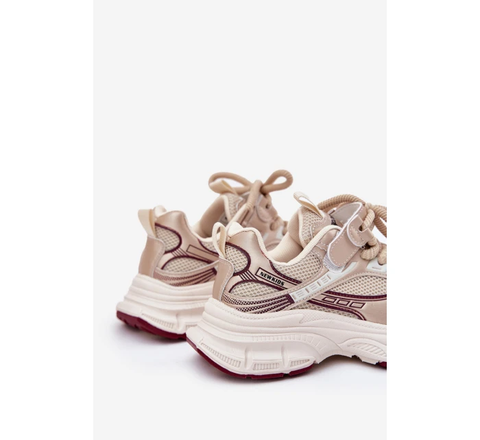 Lehké Dětské Tenisky Na Silné Podešvi Zlaté model 21692581 - Boto