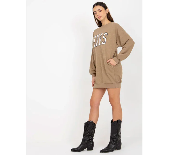 Dámska mikina EM BL U719.82P tmavo lila - FPrice