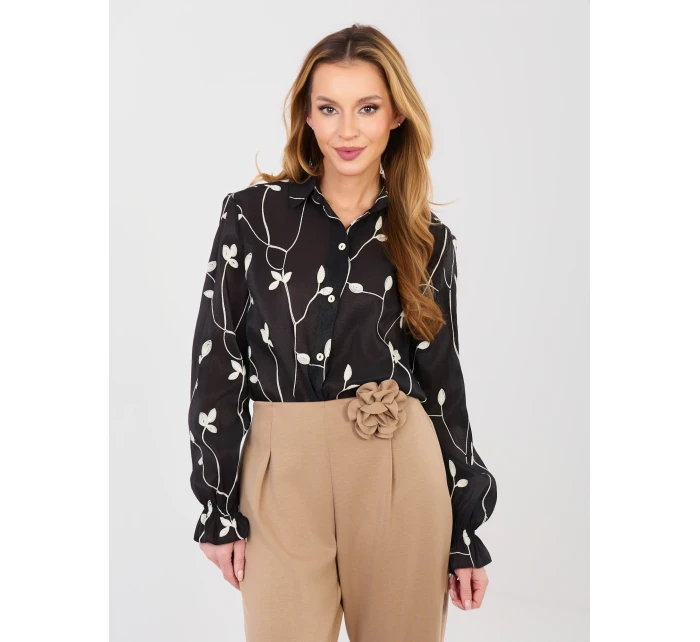 Košeľa LK KS 510104.98 čierna