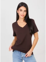 Tričko RV TS A1095.33 tmavohnedé Tričko RV TS A1095.33 tmavohnedé