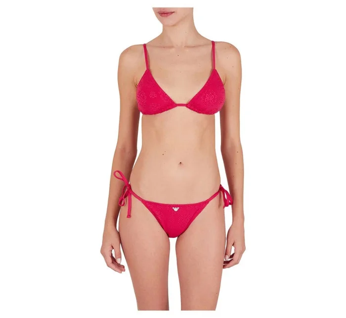 Dámske dvojdielne plavky 262616 4R323 01975 Raspberry - Emporio Armani