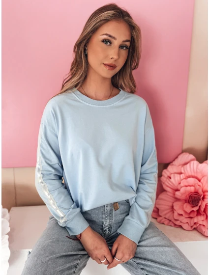 Dámská jednobarevná mikina modrá Dstreet model 21985694 - FashionStreet