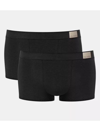 Pánske boxerky GO Natural Hipster C2P - BLACK - black 0004 - SLOGGI Pánske boxerky GO Natural Hipster C2P - BLACK - black 0004 - SLOGGI