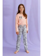 Dievčenské pyžamo 2615 Sarah pink - TARO Dievčenské pyžamo 2615 Sarah pink - TARO