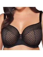 Dámská podprsenka 2102 model 20151946 black - Ava Dámská podprsenka 2102 model 20151946 black - Ava