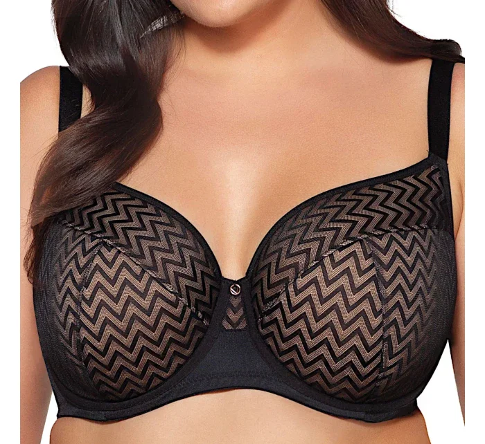 Dámská podprsenka 2102 model 20151946 black - Ava Dámská podprsenka 2102 model 20151946 black - Ava