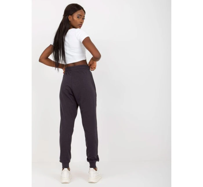 Grafitové základné tepláky s vreckami (B-005.53) Grafitové základné tepláky s vreckami (B-005.53)