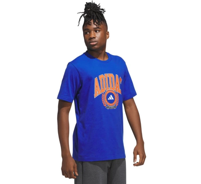 Pánske tričko adidas Varsity Crest blue JN2515 Pánske tričko adidas Varsity Crest blue JN2515