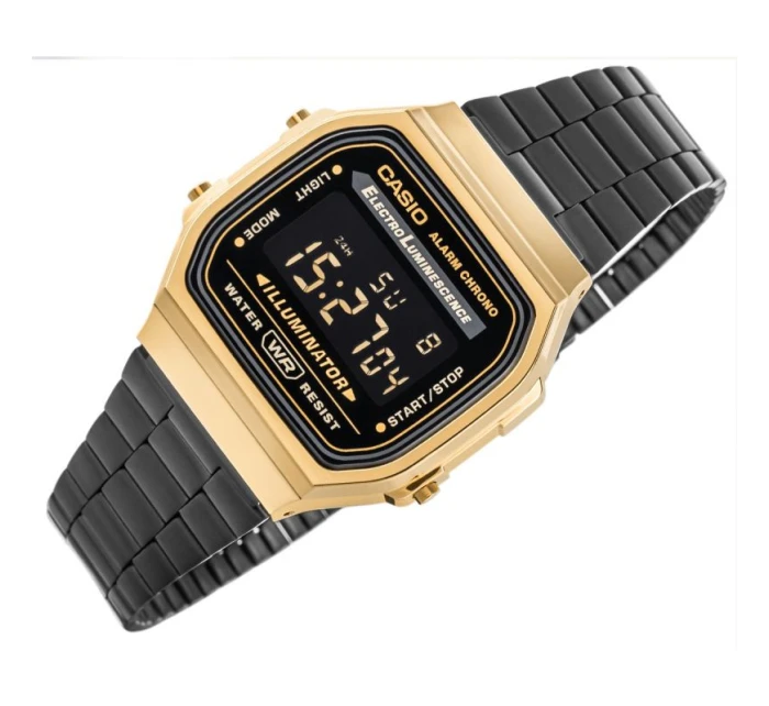 CASIO Vintage pánske hodinky A168WEGB-1BEF + BOX CASIO Vintage pánske hodinky A168WEGB-1BEF + BOX