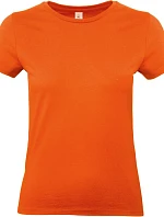 B&C #E190 /women Dámske tričko z hrubej bavlny 01.004T oranžové