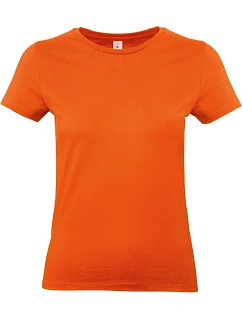 B&C #E190 /women Dámske tričko z hrubej bavlny 01.004T oranžové