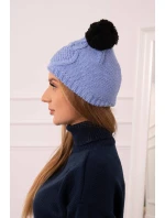 Fleecová čepice 2 modrá model 18751413 - K-Fashion Fleecová čepice 2 modrá model 18751413 - K-Fashion