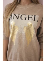 Bavlnený set Angel tepláky + ťavie nohavice